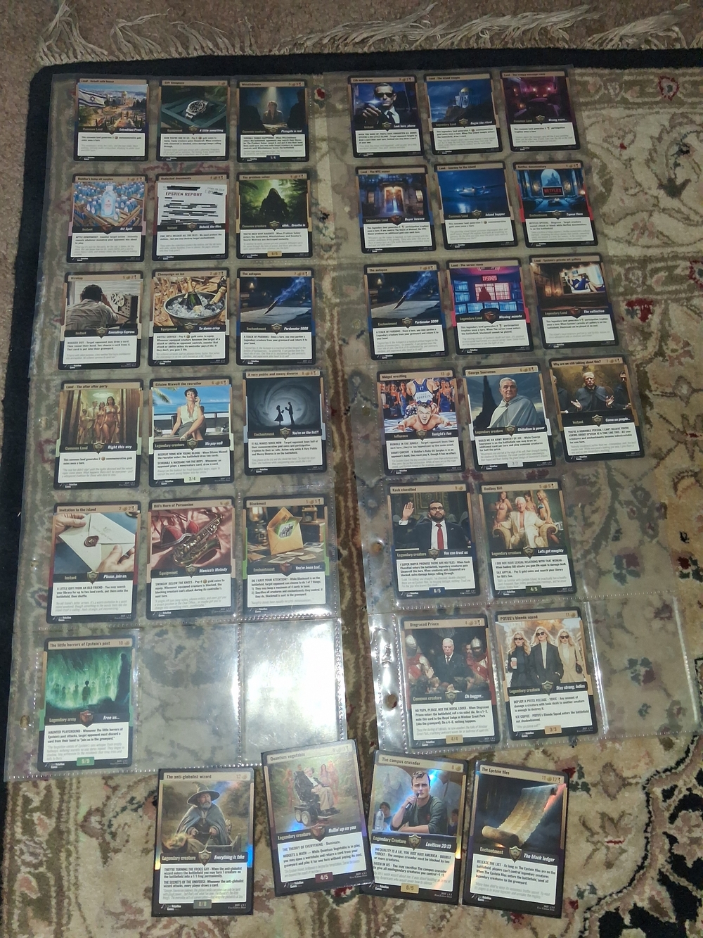 1st Edition Epstien Filies Booster Cards + Holos